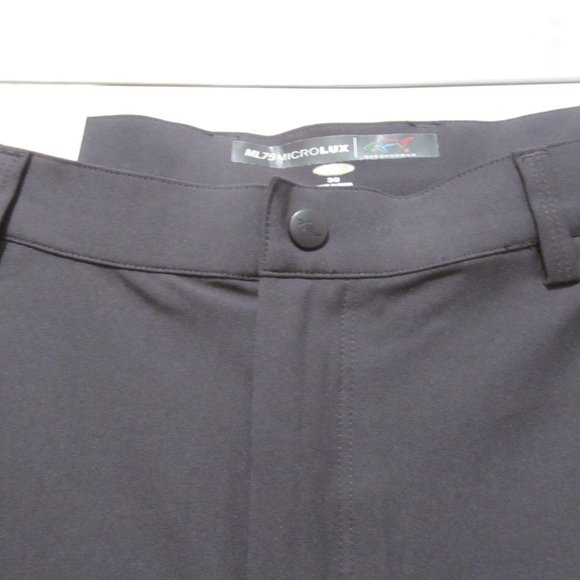 NWT Greg Norman Mens Shorts Black Size 38 ML75 Microlux Stretch Play Dry - Picture 4 of 16